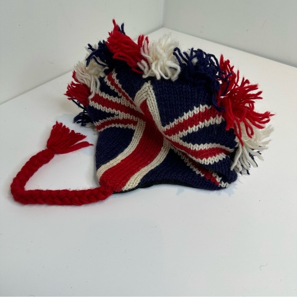 Vintage 90s handmade knit UK punk Mohawk hat - Picture 9 of 9